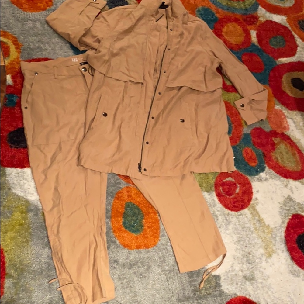 Tan Two Piece Set
